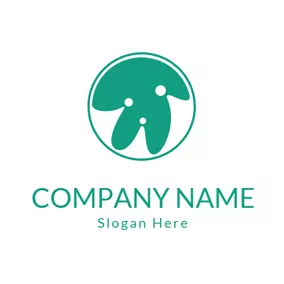 Life Logo Green Circle and Abstract People logo design