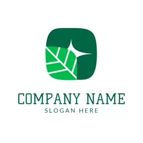 Agriculture Logo Green Leaf and Organic logo design
