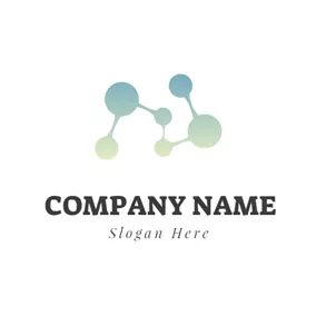 Science & Technology Logo Green Line and Circle logo design