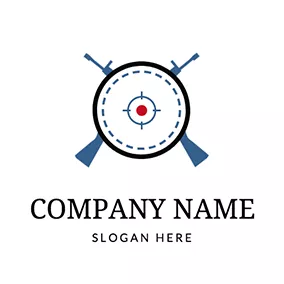 Shooting Logo Gun Sight Logo logo design