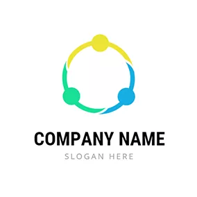 Life Logo Hand In Hand Circle logo design