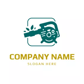 Spring Logo Hay Mowe and Lawn Care logo design