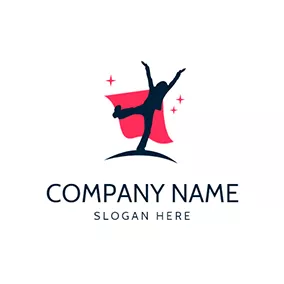 Hero Logo Hero Red Cloak and Dream logo design