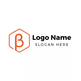 Beta Logo Hexagon and Beta Icon logo design