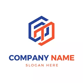 G Logo Hexagon Overlay Abstract Letter G M logo design