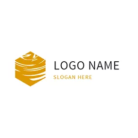 Hexagon Logo Hexagonal Marble logo design