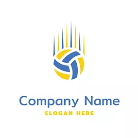 Ball Logo High Speed Netball logo design