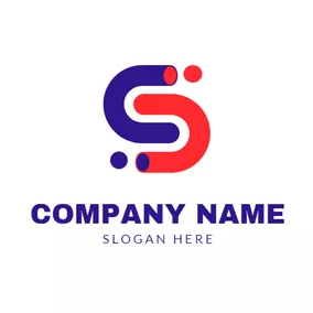 Magnet Logo Iron Shot and Magnet logo design