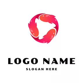 Koi Logo Koi Carp Fishes logo design