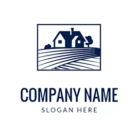 House Logo Land and House logo design