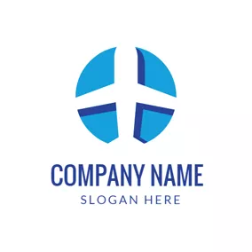 Travel & Hotel Logo Large International Airline logo design