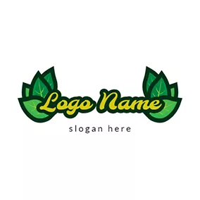 Jungle Logo Leaves Banner Jungle Logo logo design