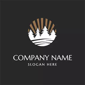Light Logo Light and Thick Forest logo design