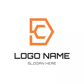 Dc Logo Line Spanner Letter D C logo design