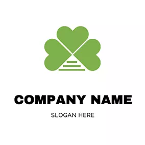 Shamrock Logo Line With Shamrock logo design