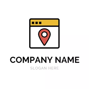 Calendar Logo Location Icon and Calendar logo design