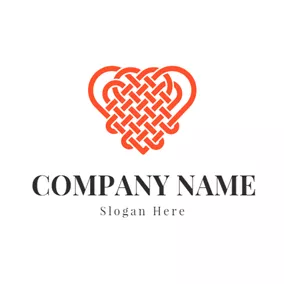 愛Logo Love Knot and Fusion logo design