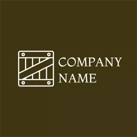 Storage Logo Lovely Wooden Box logo design