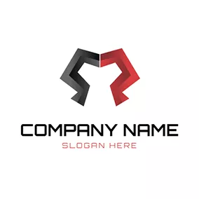 S Logo Metal 3D Symmetry Letter S P logo design