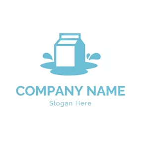 Milk Logo Milk Carton and Milk logo design