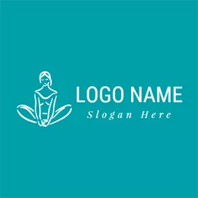 Club Logo Mind and Body Revitalized Yoga logo design