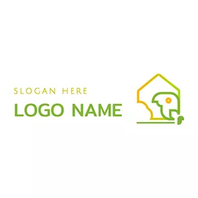 House Logo Minimalist House logo design