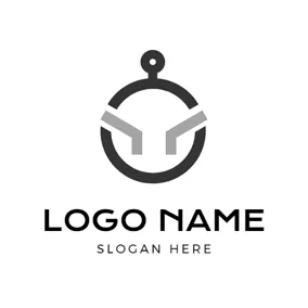 极简主义Logo Minimalist Robot Head logo design