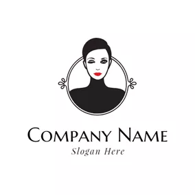 Logótipo Blogue Mirror and Model Head logo design