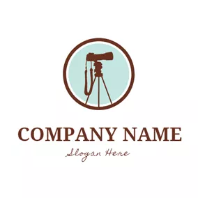 Production Logo Modern Holder and Camera logo design