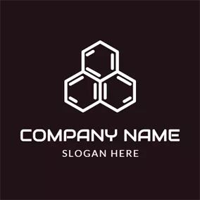 Medicine Logo Molecular Structure and Medicine logo design