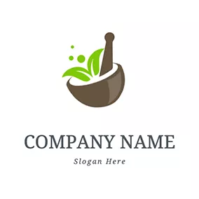 Body Logo Mortar and Pestle logo design