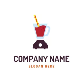 Blender Logo Muddler and Glass Blender logo design