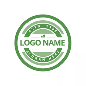 Nature Logo Nature Simple Stamp logo design