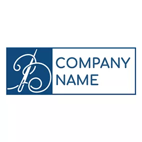 Knitting Logo Needle and String logo design