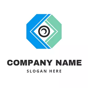 Optical Logo Octagonal Optical Logo logo design