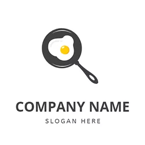 Pan Logo Omelette and Small Pan logo design