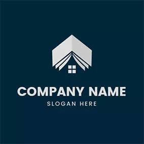 Hostel Logo Open Book and Unique House logo design