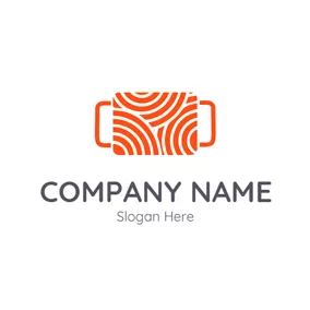 Fashion & Beauty Logo Orange Clew and Needlework logo design