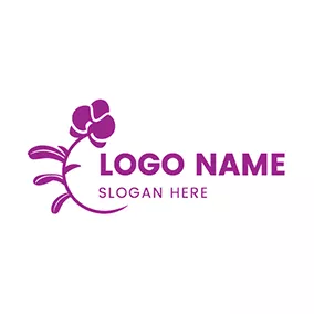 Orchid Logo Orchid Flower Logo logo design