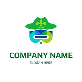 Scout Logo Owl Mask Circle Scout logo design