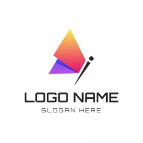 蝴蝶Logo Paper Folding and Abstract Butterfly logo design