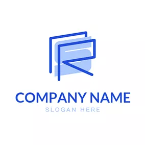 Sr Logo Parallel Overlap Letter R S logo design