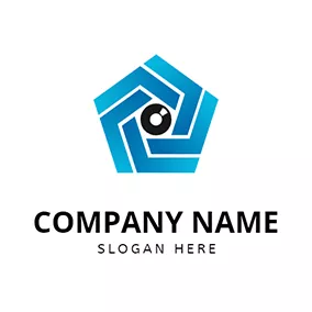 Optical Logo Pentagonal Optical Logo logo design