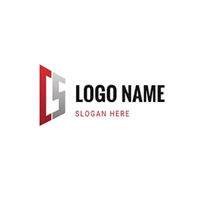 Sc Logo Perspective Shape and Letter C S logo design