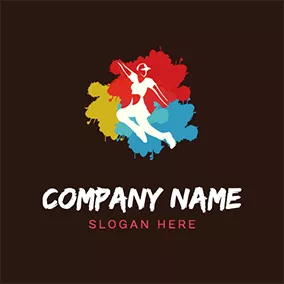 Logótipo De Graffiti Pigment Graffiti and Zumba logo design