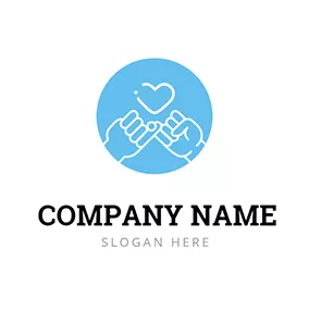 Life Logo Pinkie Promise logo design