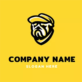 Pug Logo Pug Dog Head logo design