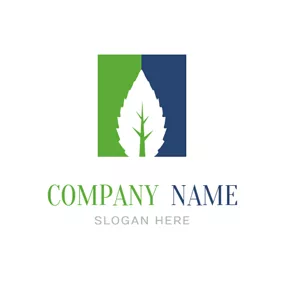 Mint Logo Rectangle and Mint Leaf logo design