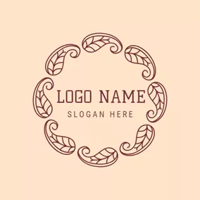 Tribal Logo Repetitive Leaf Tribal Significant logo design