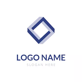 Space Logo Rhombic Lift Logo logo design